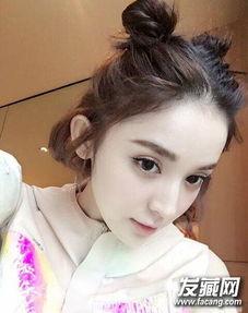 明星双丸子头图片,明星演绎时尚新潮流